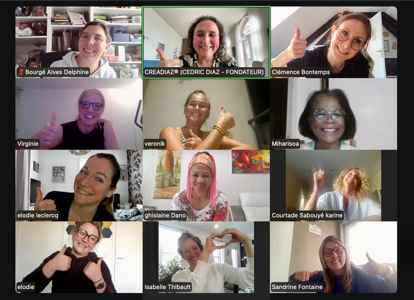 Session de formation CREADIAZ® en distanciel sur Zoom